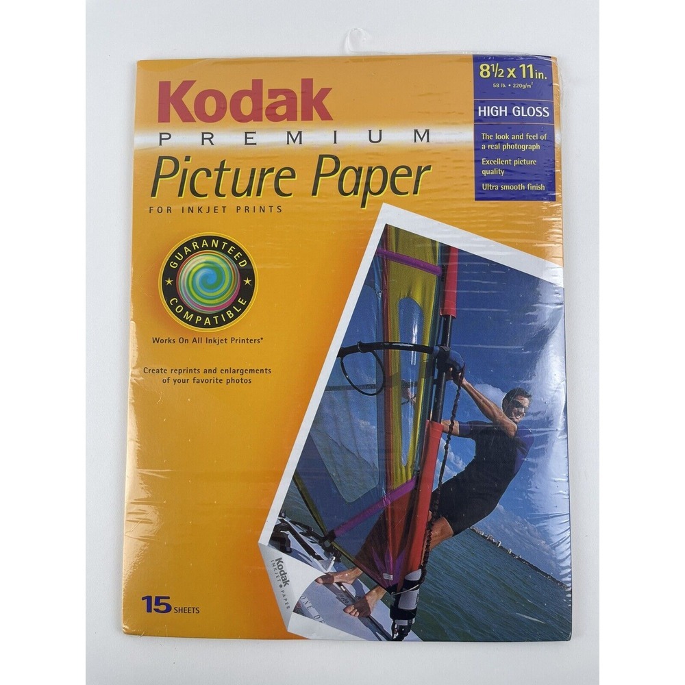11 Of The 15 Kodak Premium High‎ Gloss 8.5" x 11" Picture Photo Paper